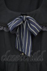 画像2: axes femme POETIQUE / セーラー襟カットチュニック M クロ O-26-10-31-078-AX-OP-OW-OS (2)