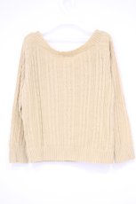 画像3: axes femme / Vネックニットプルオーバー M イエロー O-26-10-31-080-AX-TO-IG-OS (3)
