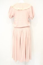 画像3: INGEBORG / レースカラー半袖ニットセットアップ  ピンク O-26-10-31-001-LO-OP-OW-OS (3)