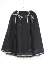 画像1: axes femme POETIQUE / レースアッププリーツ切替スカート M クロ O-26-10-31-085-AX-SK-IG-OS (1)