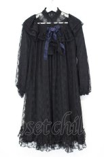 画像1: Frozen memory / Tears of Eos長袖ワンピース M クロ O-26-10-31-015-LO-OP-OW-OS (1)