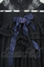 画像2: Frozen memory / Tears of Eos長袖ワンピース M クロ O-26-10-31-015-LO-OP-OW-OS (2)