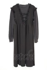 画像1: Candy Stripper / LACE JERSEY ドレス 2 ブラック O-26-10-31-003-PU-OP-OW-OS (1)