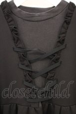画像2: Candy Stripper / LACE JERSEY ドレス 2 ブラック O-26-10-31-003-PU-OP-OW-OS (2)