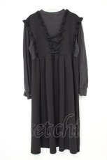 画像3: Candy Stripper / LACE JERSEY ドレス 2 ブラック O-26-10-31-003-PU-OP-OW-OS (3)