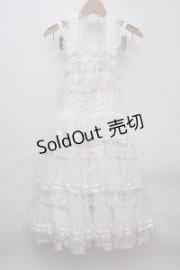metamorphose / レースホルターネックジャンパースカート S-23-09-27-090-ME-OP-UT-ZS