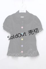 Angelic Pretty / 魔法の天使ブラウス  黒 S-23-10-23-040-AP-TO-AS-ZS