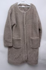 画像1: 【SALE】merry jenny / COATボアコート  ベージュ S-23-11-13-058-LO-CO-UT-ZTC011 (1)