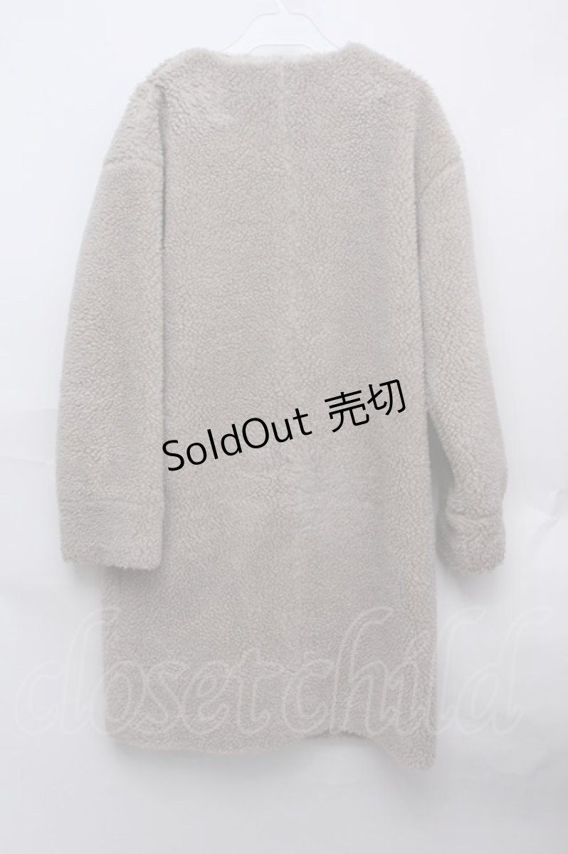 画像2: 【SALE】merry jenny / COATボアコート  ベージュ S-23-11-13-058-LO-CO-UT-ZTC011 (2)