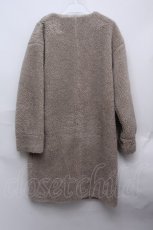 画像2: 【SALE】merry jenny / COATボアコート  ベージュ S-23-11-13-058-LO-CO-UT-ZTC011 (2)