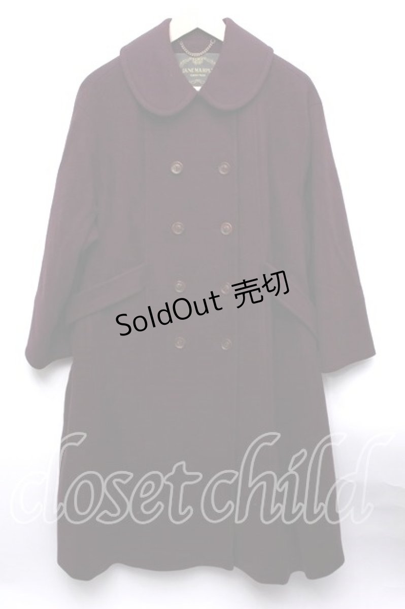 画像1: Jane Marple / COATLamb meltonフレアコート  ワイン S-23-12-13-085-JM-CO-AS-ZS (1)