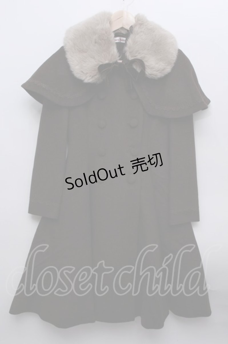 画像1: Mary Magdalene / COATケープ付きミディコート - ブラウン S-23-12-13-091-CL-CO-AS-ZS (1)