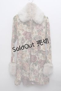 Victorian maiden / COAT ケープ付きゴブランコート  ベージュ S-23-12-13-093-CL-CO-AS-ZS