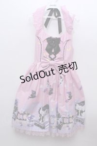 Angelic Pretty / Magical Milk Catsジャンパースカート  ピンク S-23-12-18-041-AP-OP-UT-ZS