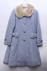 画像1: Jane Marple / COATインペリアルモッサのシャーロットコート M ブルーグレイ S-23-12-20-094-JM-CO-AS-ZTC036 (1)