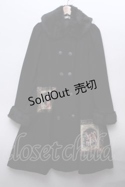 画像1: Innocent World / COAT廃墟の中のポートレートコート  黒 S-23-12-20-095-IW-CO-UT-ZT-C001