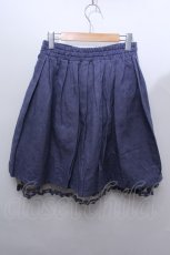 画像2: 【SALE】axes femme / ジャカードスカート  ブルー S-24-01-08-064-AX-SK-UT-ZT392 (2)