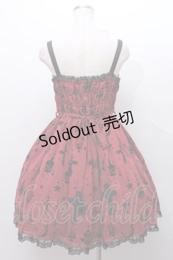 画像2: Angelic Pretty / Holy Lanternジャンパースカート  ワイン S-24-01-11-049-AP-OP-UT-ZS
