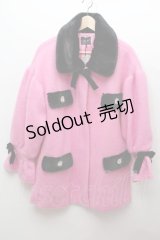 Swankiss / barbieコート  ピンク S-24-01-11-107-CA-CO-AS-ZT-C002