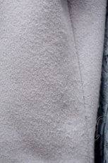 画像7: 【SALE】Swankiss / COAT プードルファーカラーバックレースコート  サックス S-24-01-15-057-CA-CO-UT-ZTC010 (7)