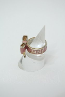 画像2: Jane Marple / ACCロゴリボンリング  ピンク S-24-01-16-012-JM-AC-UT-ZS