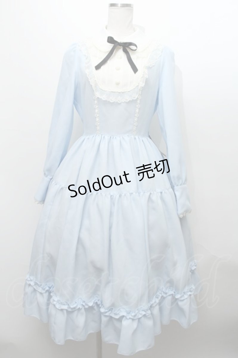 画像1: Innocent World / 大人になったアリスワンピース M サックス S-24-01-23-022-IW-OP-AS-ZS (1)