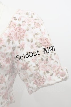 画像3: Victorian maiden / フラワリーパフスリーブドレス  オフ S-24-01-23-023-CL-OP-AS-ZS