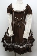 Angelic Pretty / 社交界ワンピース  ブラウン S-24-01-26-036-AP-OP-AS-ZS