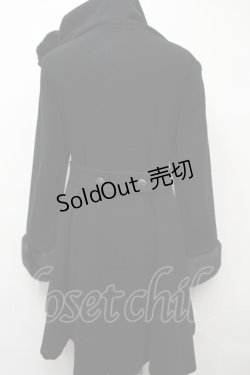 画像4: LAPIN AGILL / シャトノワウールコート  黒 S-24-02-05-052-EL-CO-AS-ZS