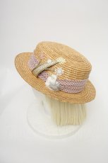 画像1: 【SALE】Coco&Ami / HATストローハット  ベージュ S-24-02-17-014-LO-ZA-AS-ZT346 (1)