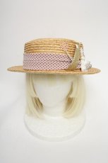 画像2: 【SALE】Coco&Ami / HATストローハット  ベージュ S-24-02-17-014-LO-ZA-AS-ZT346 (2)