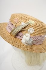 画像3: 【SALE】Coco&Ami / HATストローハット  ベージュ S-24-02-17-014-LO-ZA-AS-ZT346 (3)