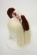 Angelic Pretty / KC Bear’s Chocolaterieカフェカチューシャ  ブラウン S-24-02-19-021-AP-AC-AS-ZS