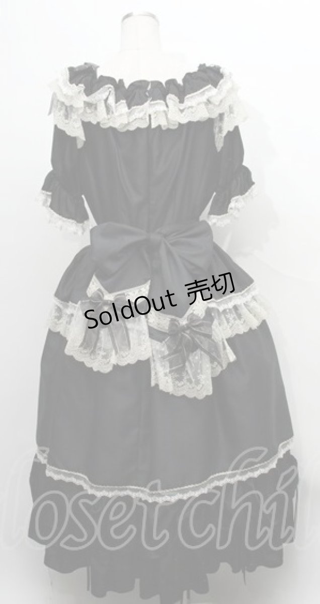 画像3: ALICE and the PIRATES / 煌めく星のアリアワンピースドレス  黒 S-24-02-26-030-PA-OP-AS-ZS (3)