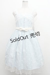 Angelic Pretty / Actress Laceジャンパースカート  サックス S-24-02-29-019-AP-OP-AS-ZS