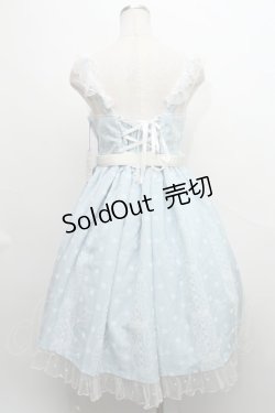 画像2: Angelic Pretty / Actress Laceジャンパースカート  サックス S-24-02-29-019-AP-OP-AS-ZS