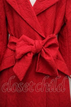 画像3: PINK HOUSE / COATジャガードコート  赤 S-24-02-29-027-LO-CO-AS-ZT-C033