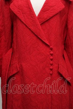 画像4: PINK HOUSE / COATジャガードコート  赤 S-24-02-29-027-LO-CO-AS-ZT-C033