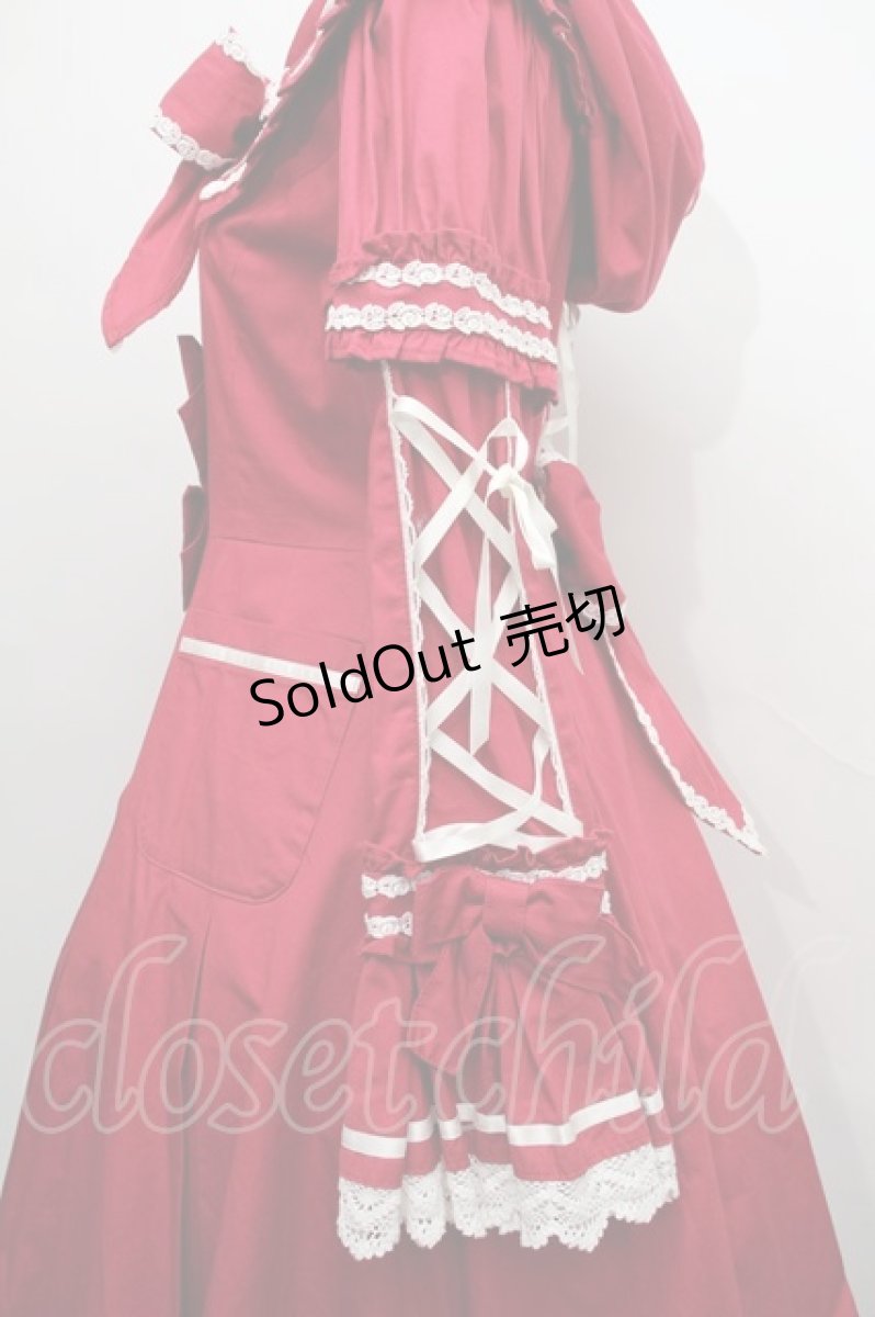 画像4: BABY,THE STARS SHINE BRIGHT / COAT赤ずきんコートワンピース  エンジ S-24-02-29-010-BA-CO-AS-ZS (4)
