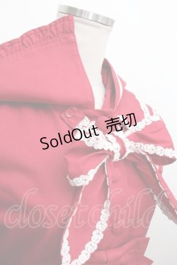 画像5: BABY,THE STARS SHINE BRIGHT / COAT赤ずきんコートワンピース  エンジ S-24-02-29-010-BA-CO-AS-ZS