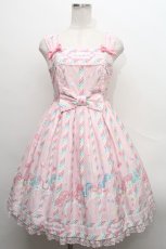 画像1: Angelic Pretty / Sugary Carnivalジャンパースカート  ピンク S-24-02-29-017-AP-OP-AS-ZS (1)
