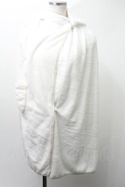 画像1: NieR Clothing / ターバン付き巻くバスタオル  白 S-24-03-11-004-PU-ZA-AS-ZS