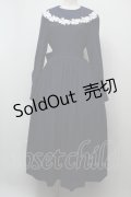 Moi-meme-Moitie /Gardeniaワンピース  紺 S-24-03-21-041-MO-OP-AS-ZS