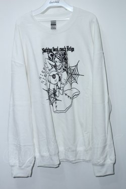 画像1: NieR Clothing / プリントスウェット  白 S-24-03-26-063-PU-TO-AS-ZY