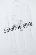 【SALE】NieR CLOTHING / プリントTシャツ   S-24-03-26-071-PU-TO-UT-ZT245