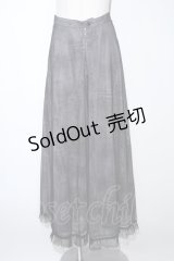 Moi-meme-Moitie /オリジナルプリントスカート  黒 S-24-04-06-086-MO-SK-AS-ZS