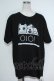 画像1: NieR Clothing / プリントTシャツ  黒 S-24-04-11-069-PU-TO-UT-ZS (1)