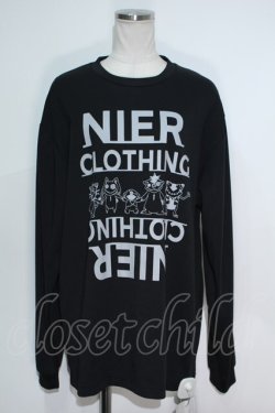画像1: NieR Clothing / プリントTシャツ  黒 S-24-04-11-073-PU-TO-UT-ZS