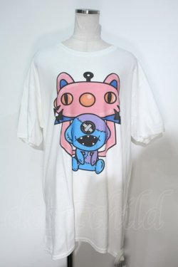 画像1: NieR Clothing / プリントTシャツ  オフ S-24-04-11-083-PU-TO-UT-ZT340