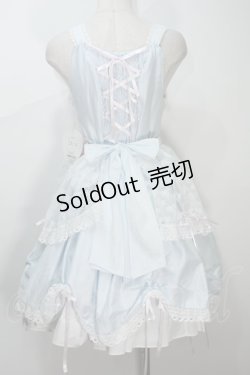 画像2: BABY,THE STARS SHINE BRIGHT / Bouquet blancジャンパースカート  サックスｘピンク S-24-04-20-068-BA-OP-AS-OS